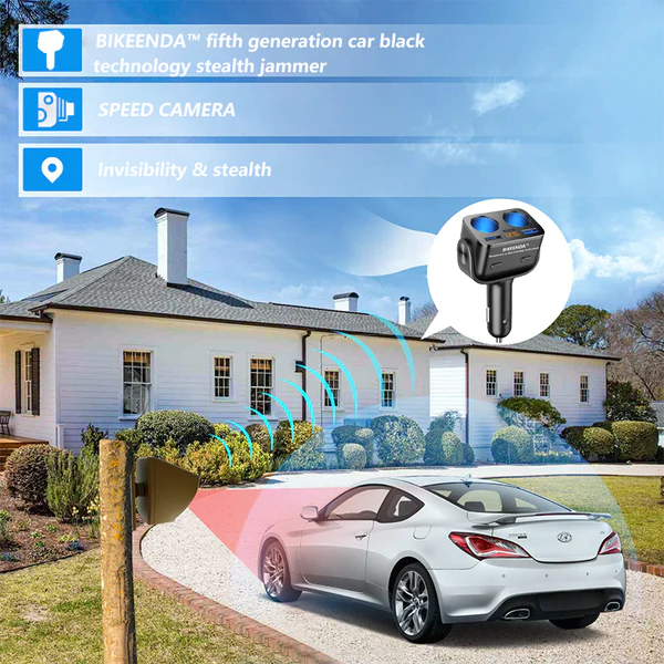 BIKEENDA™ Fifth Generation Car Black Technology Stealth Jammer