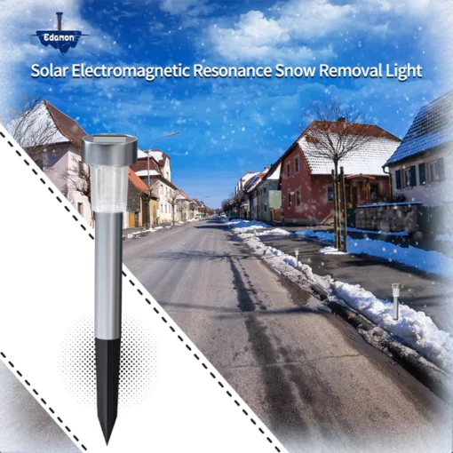 I-Edamon™ Solar Electromagnetic Resonance Snow Removal Light
