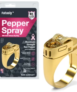 Futusly™ Speederupt 30 Bursts Pepper Spray Ring