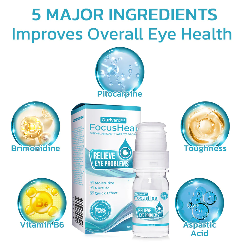 Ourlyard™ FocusHeal Vision Lubricant Tears Eye Drops - Image 5