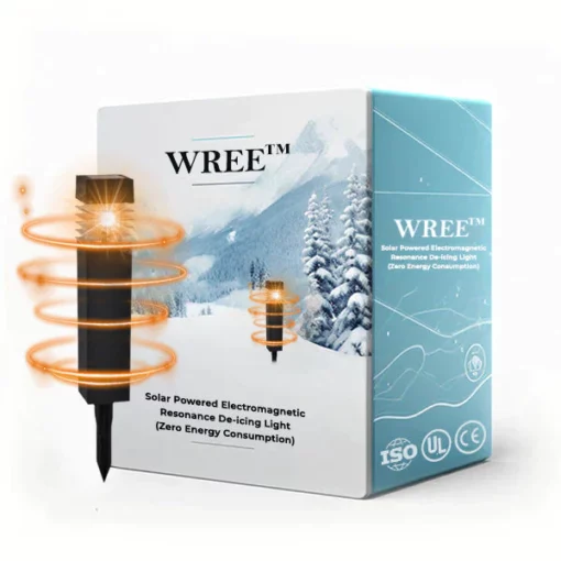 WREE™ quyosh energiyasi bilan ishlaydigan elektromagnit rezonansli muzdan tozalash nuri