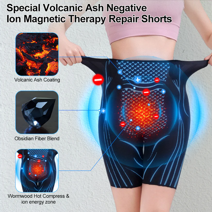 KaaLa™ Special Volcanic Mineral Negative Ion Magnetic Therapy Sorrel Repair Bodysuit - Image 8