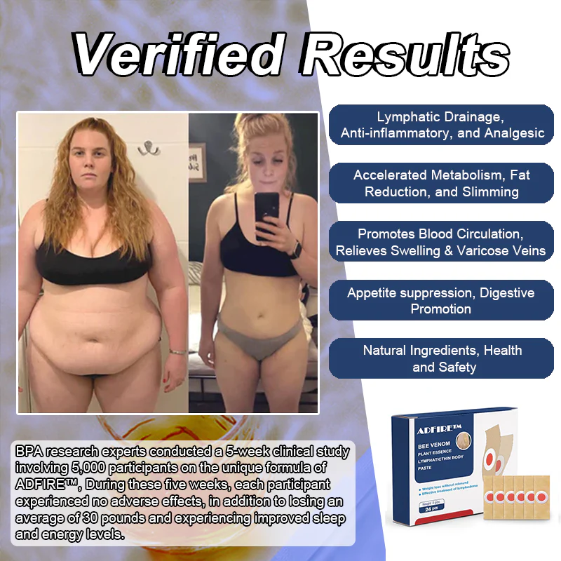 Potent Bee Venom Plant Essence Lymphatic Slimming Patch - Image 4