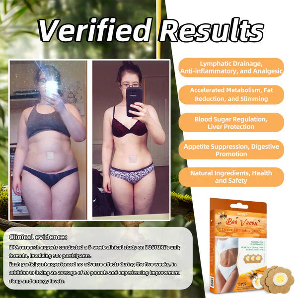 Furzero™ Bee Venom Lymphatic Drainage Slimming Patches - Image 6