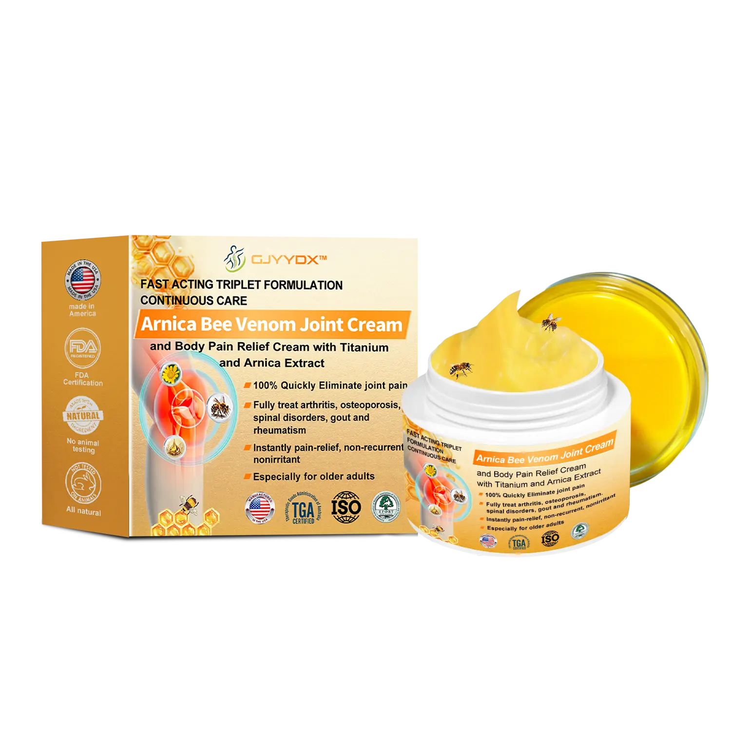 GJYYDX™ Bee-Venom Pain-Relief Bone Healing Cream