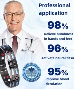 QIAWI™ Pulsed Magnetic Acupressure Bracelet