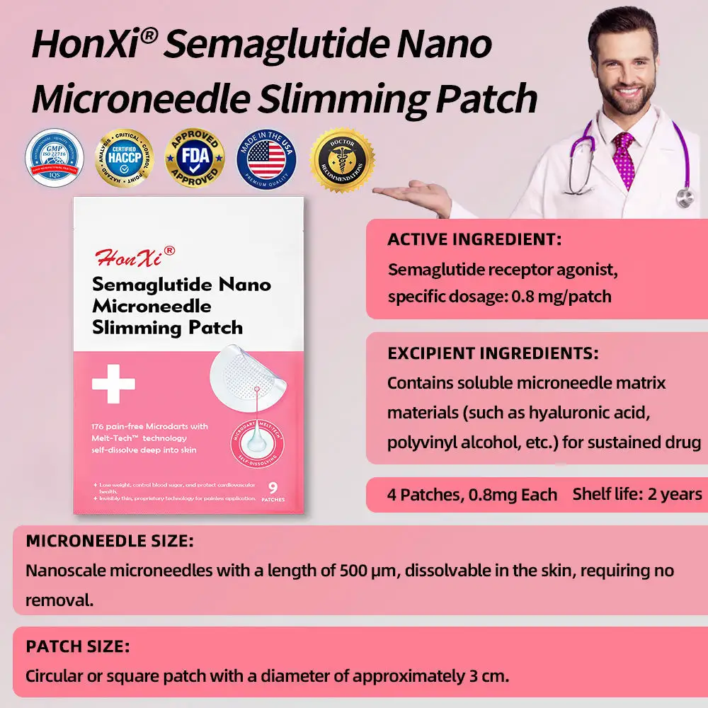 HonXi® Semaglutide Nano Microneedle Slimming Patch