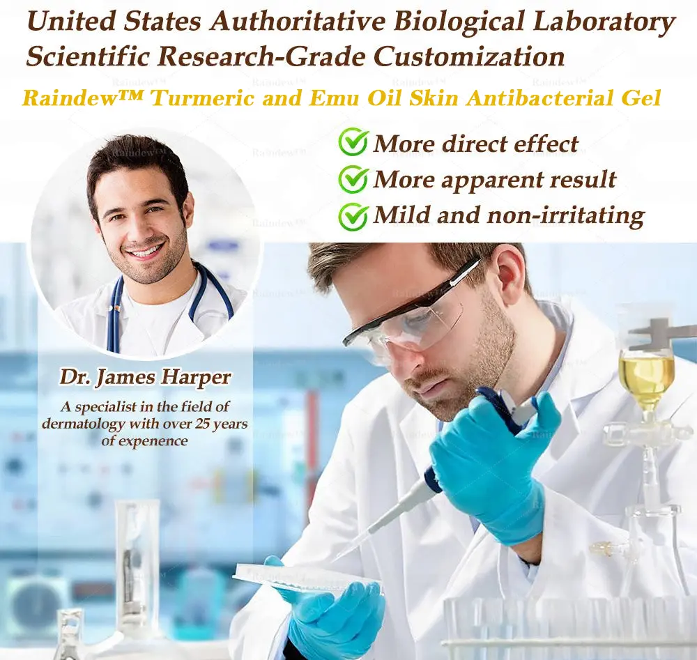 Raindew™ Turmeric and Emu Oil Skin Antibacterial Gel