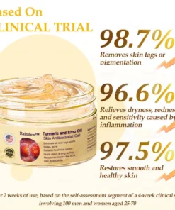 Raindew™ Turmeric and Emu Oil Skin Antibacterial Gel