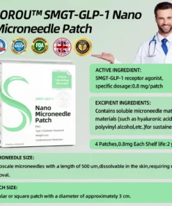 COROU™ SMGT-GLP-1 Nano Microneedle Patch