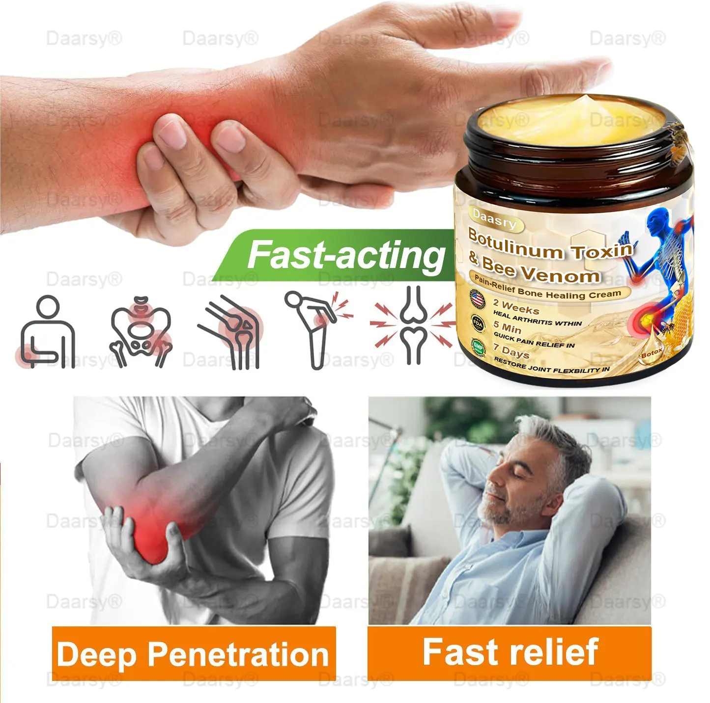 Daasry™ Botulinum Toxin & Bee Venom Pain-Relief Bone Healing Cream
