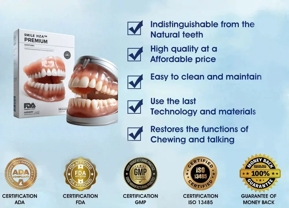 HZA™ Advanced Customized Full Denture Set