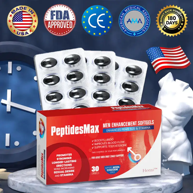 Honxi™ Peptidesmax Men Max Strength and Vitality Softgels