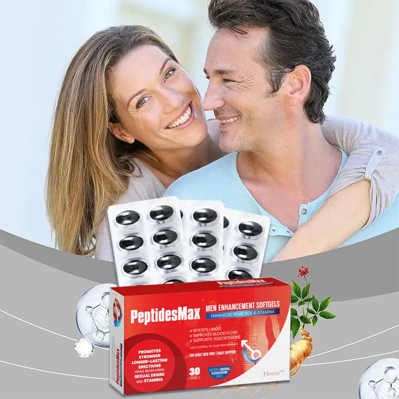 Honxi™ Peptidesmax Men Max Strength and Vitality Softgels