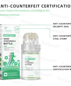 Jorondy® SMGT-GLP-1 Nano-Microneedle Bottle