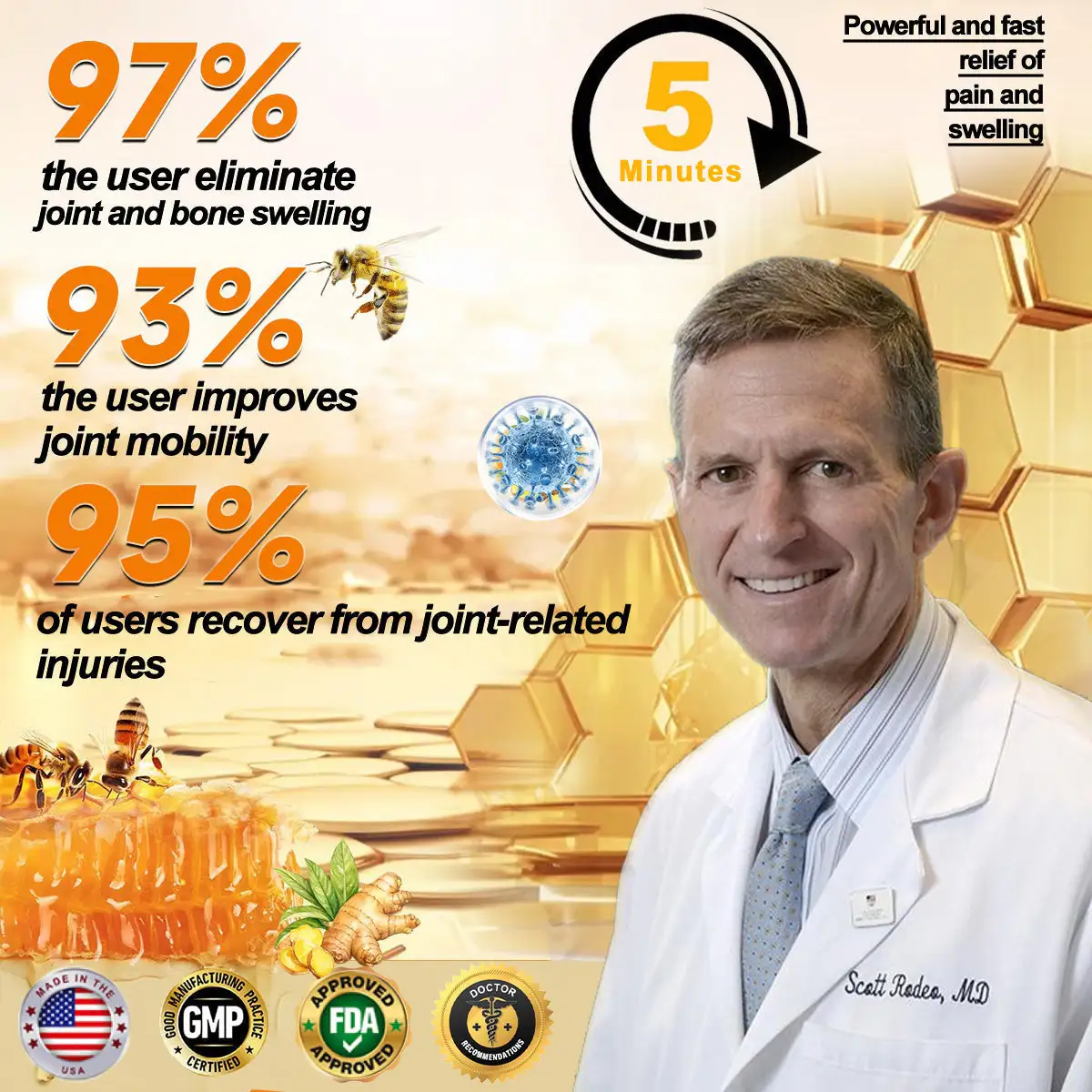 LOTMAY® Bee Venom Pain-Relief Bone Healing Cream