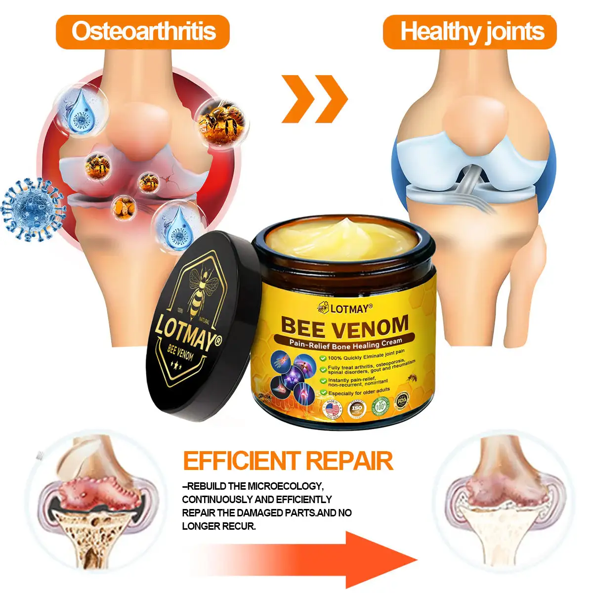 LOTMAY® Bee Venom Pain-Relief Bone Healing Cream