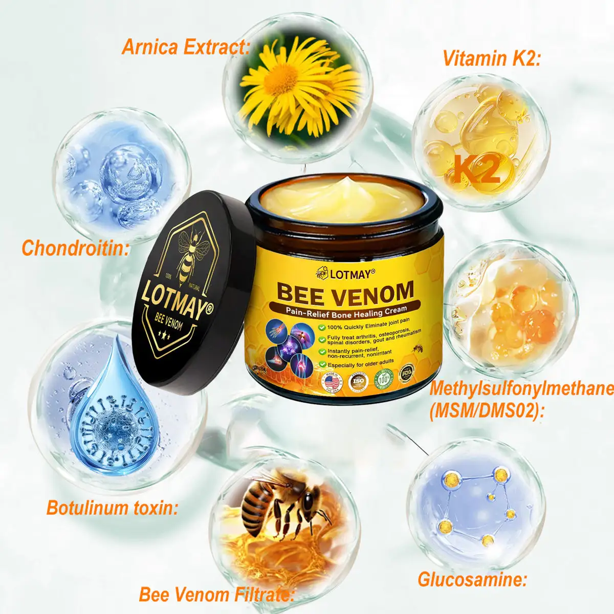 LOTMAY® Bee Venom Pain-Relief Bone Healing Cream
