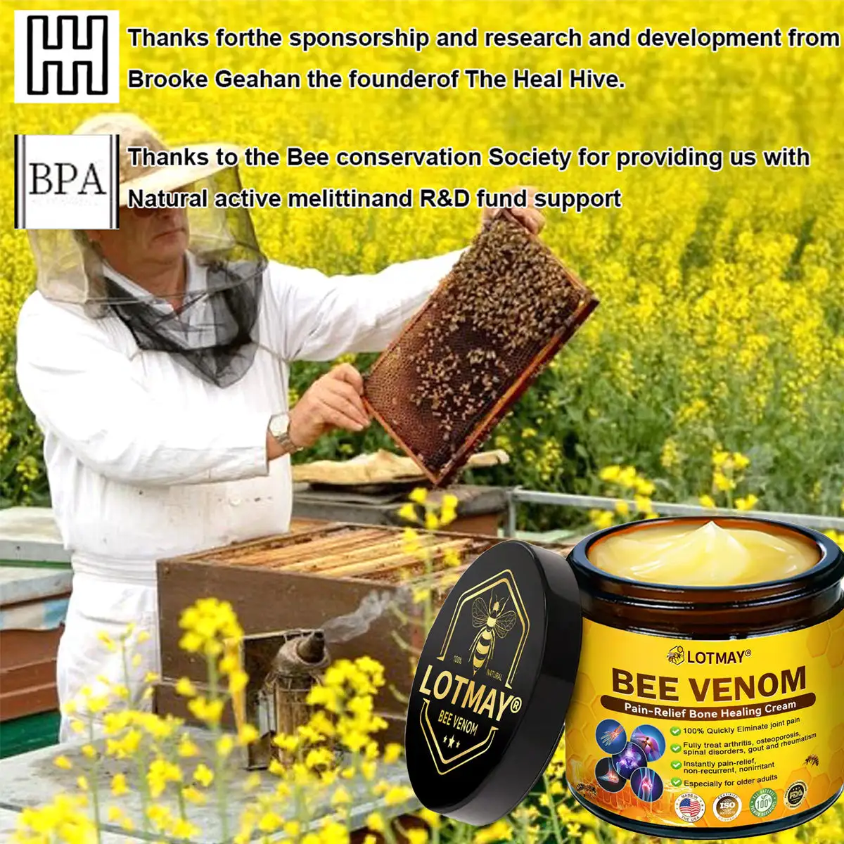 LOTMAY® Bee Venom Pain-Relief Bone Healing Cream