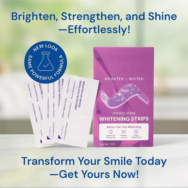 OneiasSmile™ Dissolvable Teeth Whitening Strips