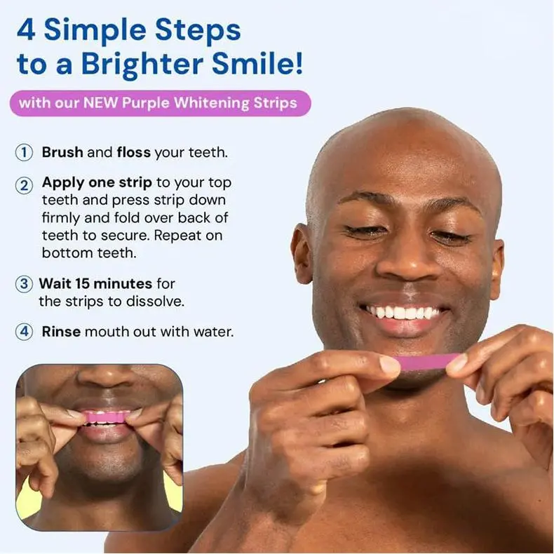 OneiasSmile™ Dissolvable Teeth Whitening Strips