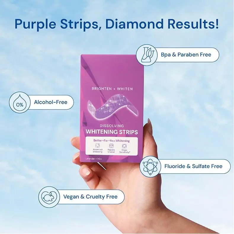 OneiasSmile™ Dissolvable Teeth Whitening Strips