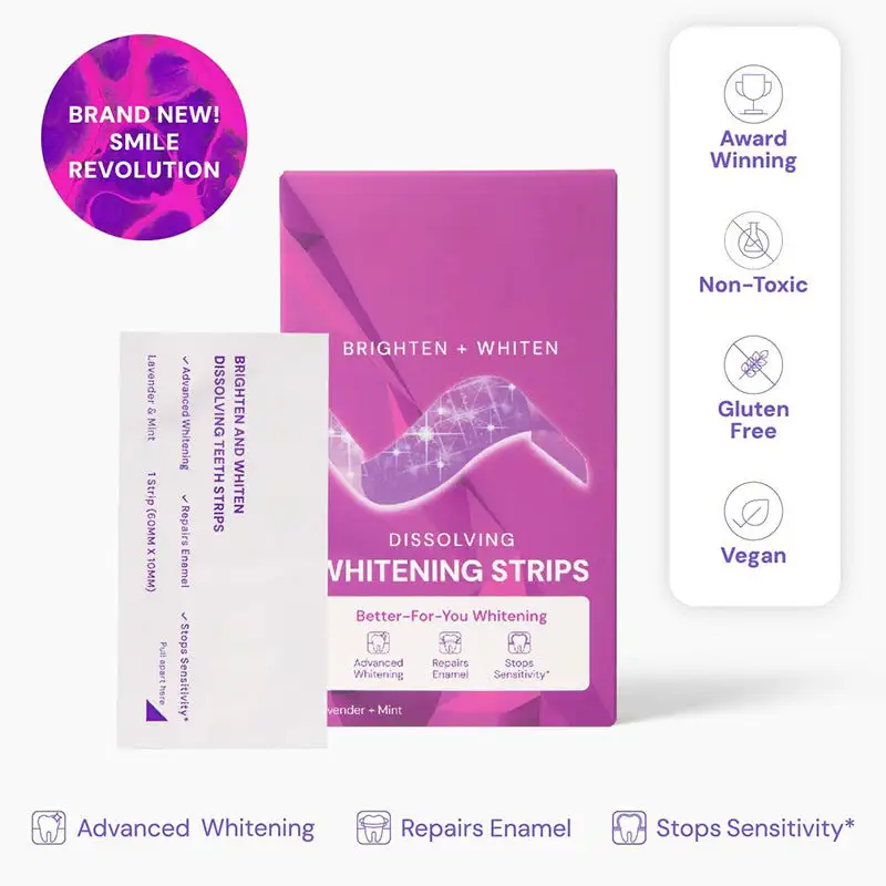 OneiasSmile™ Dissolvable Teeth Whitening Strips