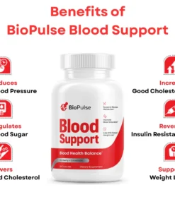 BioPulse Blood Support, Advanced Formula for Blood Sugar Balance, Natural, Safe, Zero Side Effect, FDA Approved