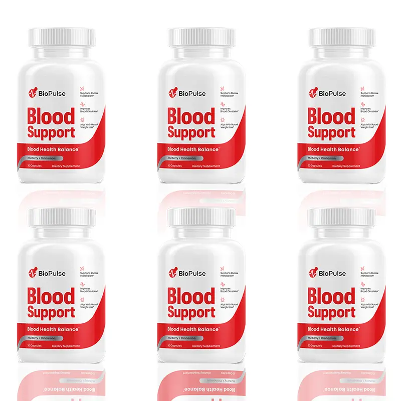 BioPulse Blood Support, Advanced Formula for Blood Sugar Balance, Natural, Safe, Zero Side Effect, FDA Approved