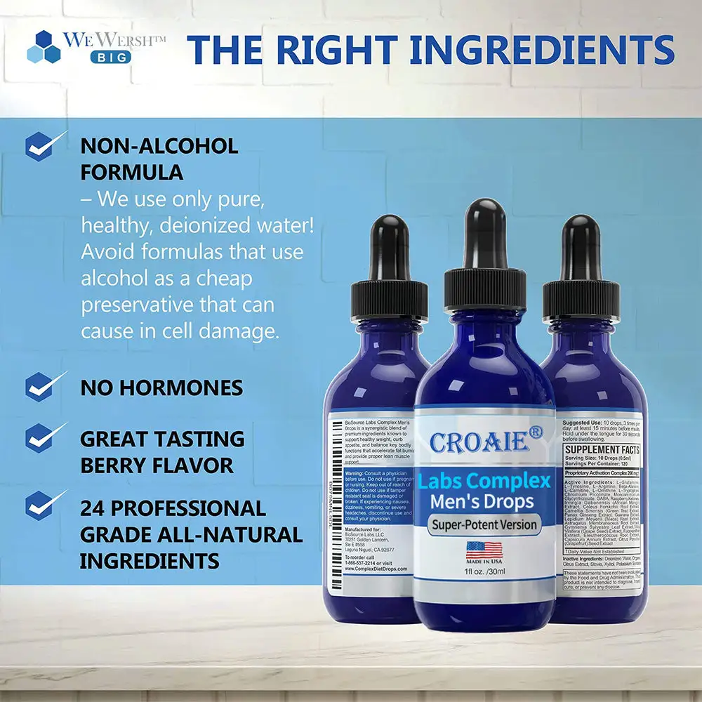 CROAIE™ Labs Complex Men's Drops