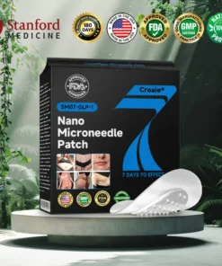 CROAIE® 🌱Nano Microneedle Patch with SMGT-GLP-1 & Matrixyl 3000 – Slimming, Skin Tightening, Blood Sugar Support, No Injection, 7-Day Result