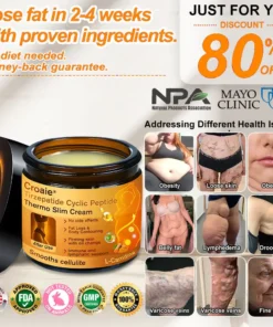 Croaie® NIDDK Tirzepatide Cyclic Peptide Thermo Slim Cream