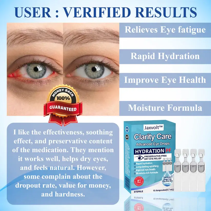 Jaxvolt™ Clarity Care Advanced Eye Drops
