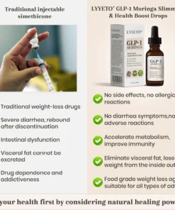 LYYETO® 𝐆𝐋𝐏-𝟏 𝐌𝐨𝐫𝐢𝐧𝐠𝐚 𝐒𝐥𝐢𝐦𝐦𝐢𝐧𝐠 & 𝐇𝐞𝐚𝐥𝐭𝐡 𝐁𝐨𝐨𝐬𝐭 𝐃𝐫𝐨𝐩𝐬