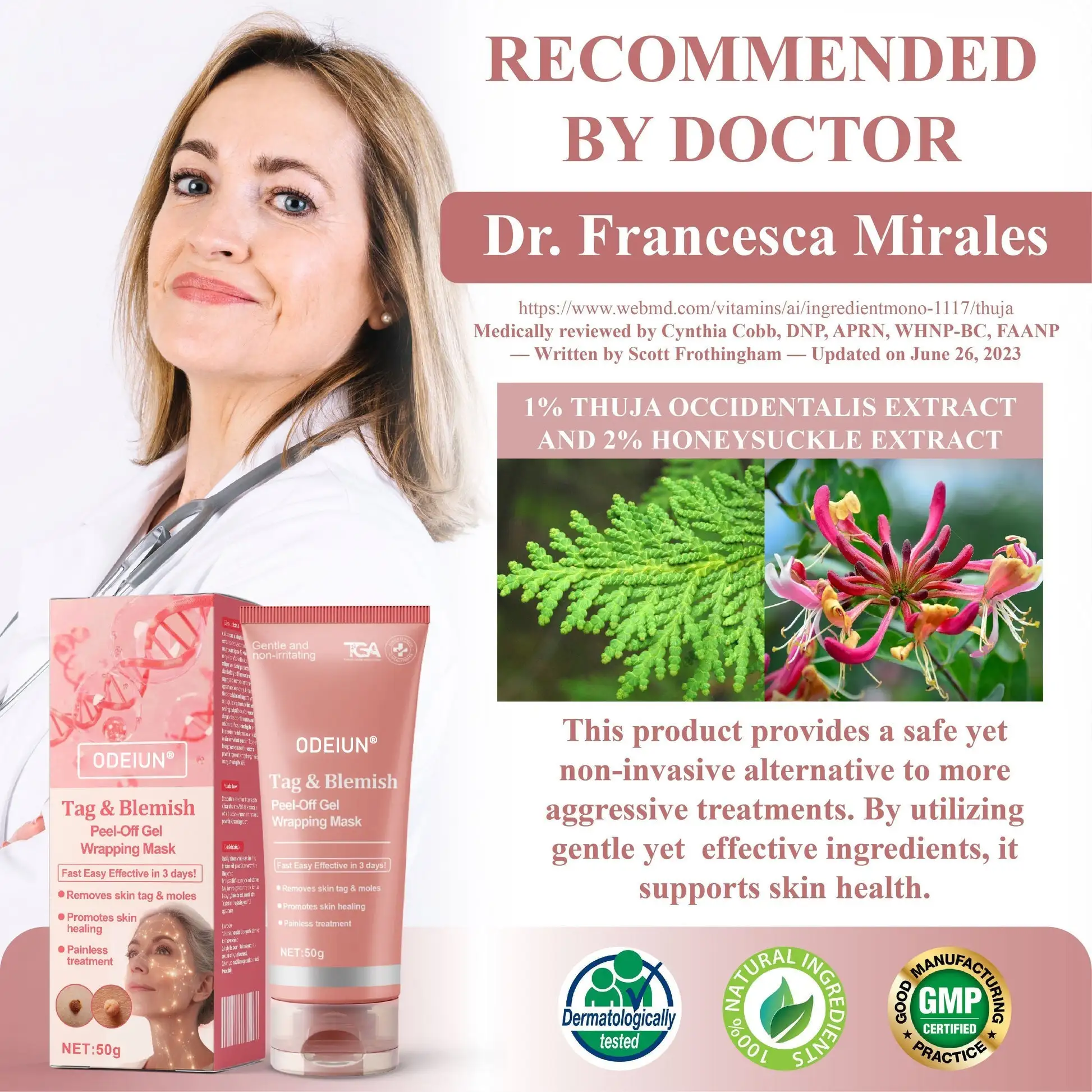 ODEIUN® Tag & Blemish Peel-Off Gel Wrapping Mask