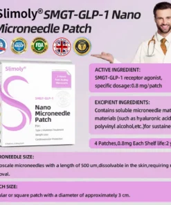 Slimoly® SMGT-GLP-1 Nano Microneedle Patch