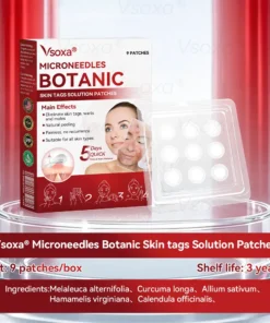 𝑉𝑠𝑜𝑥𝑎® 𝑀𝑖𝑐𝑟𝑜𝑛𝑒𝑒𝑑𝑙𝑒𝑠 𝐵𝑜𝑡𝑎𝑛𝑖𝑐 𝑆𝑘𝑖𝑛 𝑇𝑎𝑔𝑠 𝑆𝑜𝑙𝑢𝑡𝑖𝑜𝑛 𝑃𝑎𝑡𝑐ℎ𝑒𝑠