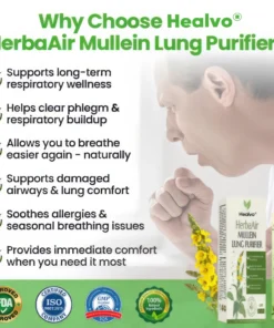 Healvo® HerbaAir Mullein Lung Purifier