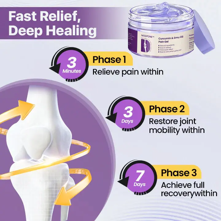 Misspone™ Curcumin & Emu Oil Pain Gel