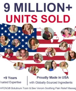 𝐀𝐄𝐄𝐇𝗙𝗘𝗡𝗚® 𝐁𝐨𝐭𝐮𝐥𝐢𝐧𝐮𝐦 𝐓𝐨𝐱𝐢𝐧 & 𝐁𝐞𝐞 𝐕𝐞𝐧𝐨𝐦 𝐒𝐨𝐨𝐭𝐡𝐢𝐧𝐠 𝐏𝐚𝐢𝐧 𝐑𝐞𝐥𝐢𝐞𝐟 𝐌𝐚𝐬𝐬𝐚𝐠𝐞 𝐆𝐞𝐥