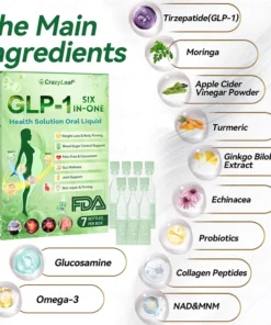 𝐂𝒓𝓪𝙯𝙮𝐋𝑒𝑎𝐟® 𝐺𝐿𝑃-𝟏 𝑺𝑰𝑿-𝑰𝑵-𝑶𝑵𝑬 𝑯𝒆𝒂𝒍𝒕𝒉 𝑺𝒐𝒍𝒖𝒕𝒊𝒐𝒏 𝑶𝒓𝒂𝒍 𝑳𝒊𝒒𝒖𝒊𝒅