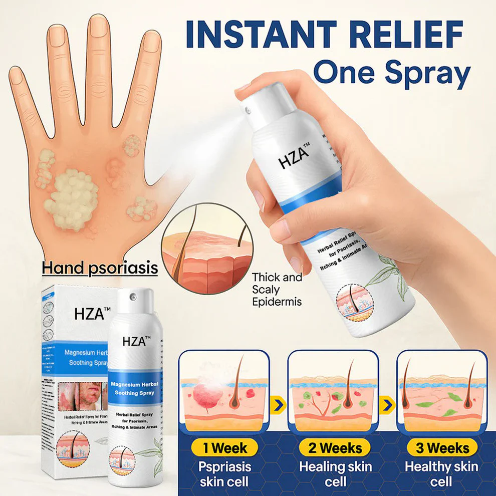 HZA™ Magnesium Herbal Psoriasis Spray - Image 2