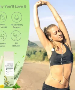 Breathe Qooes™ Mullein Relaxation Stick – Soothes Lungs, Detoxifies, Freshens Breath