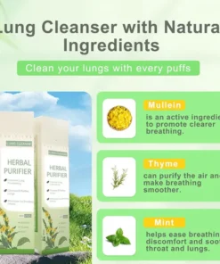 Breathe Qooes™ Mullein Relaxation Stick – Soothes Lungs, Detoxifies, Freshens Breath