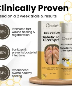 Croaie® Bee Venom Diabetic Foot Ulcer Spray