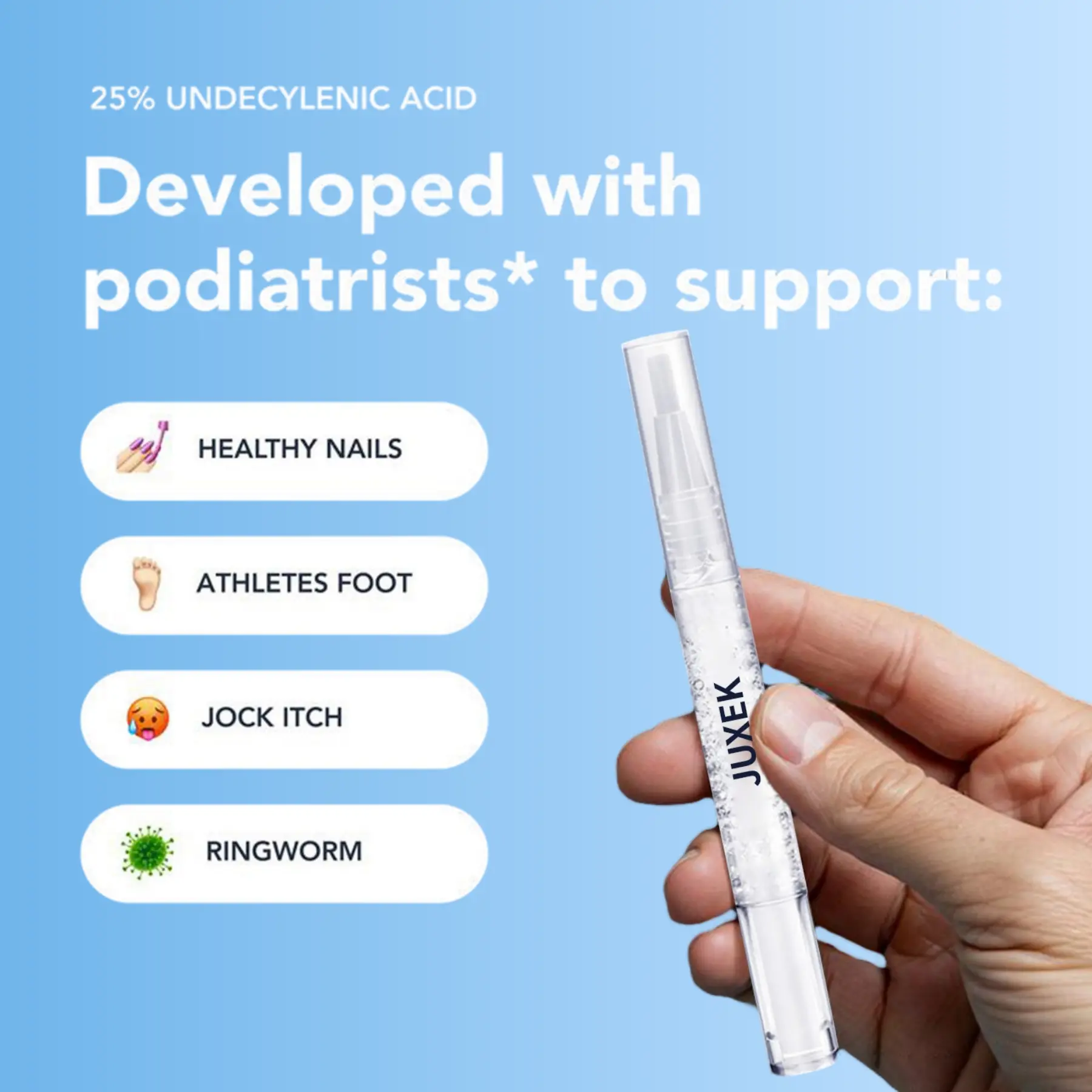 Juxek™ Pro Nail Repair Pen – 25% Undecylenic Acid