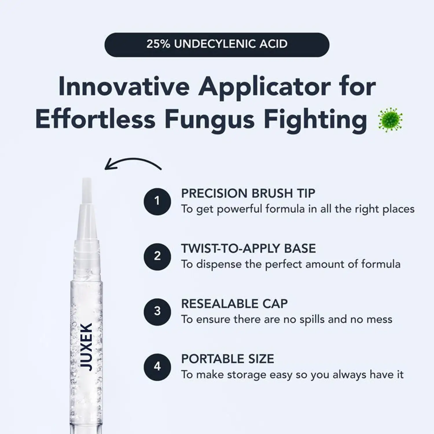 Juxek™ Pro Nail Repair Pen – 25% Undecylenic Acid