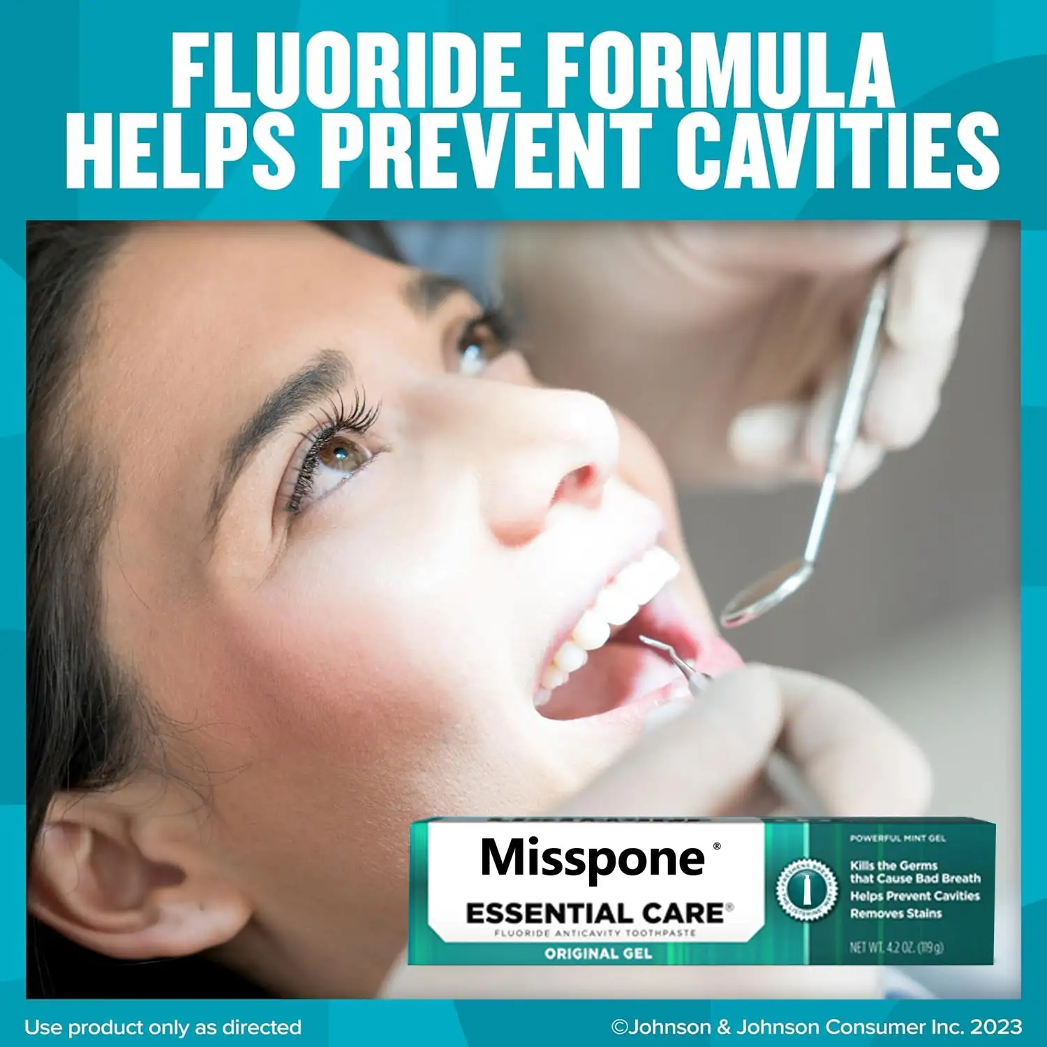 Misspone® Essential Care Toothpaste – 6 - in - 1 Whitening + Total Care