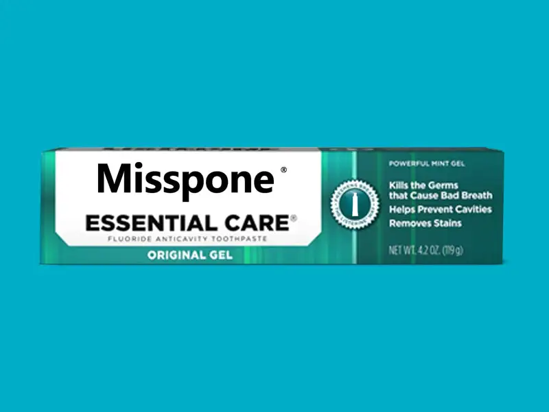 Misspone® Essential Care Toothpaste – 6 - in - 1 Whitening + Total Care