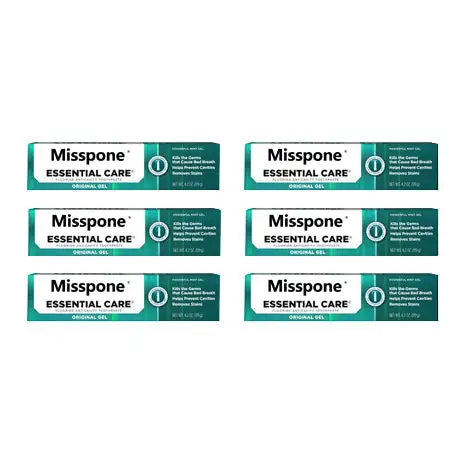 Misspone® Essential Care Toothpaste – 6 - in - 1 Whitening + Total Care